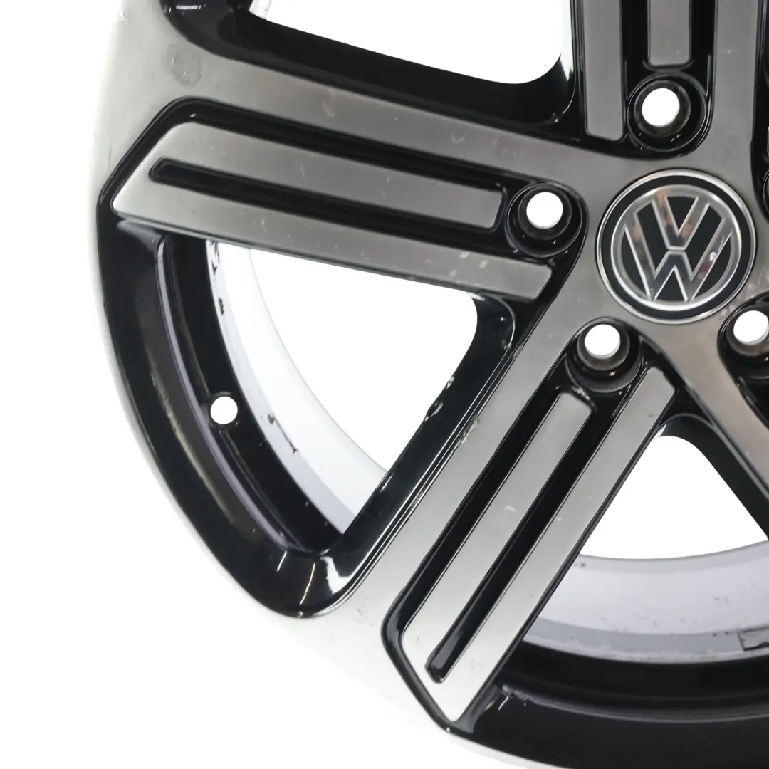 Volkswagen Golf Mk7 VII Llanta De Aleación Negro 18" 8,5J ET:49 - SKU 5G0601025AG-1 - Número de pieza 5G0601025AG