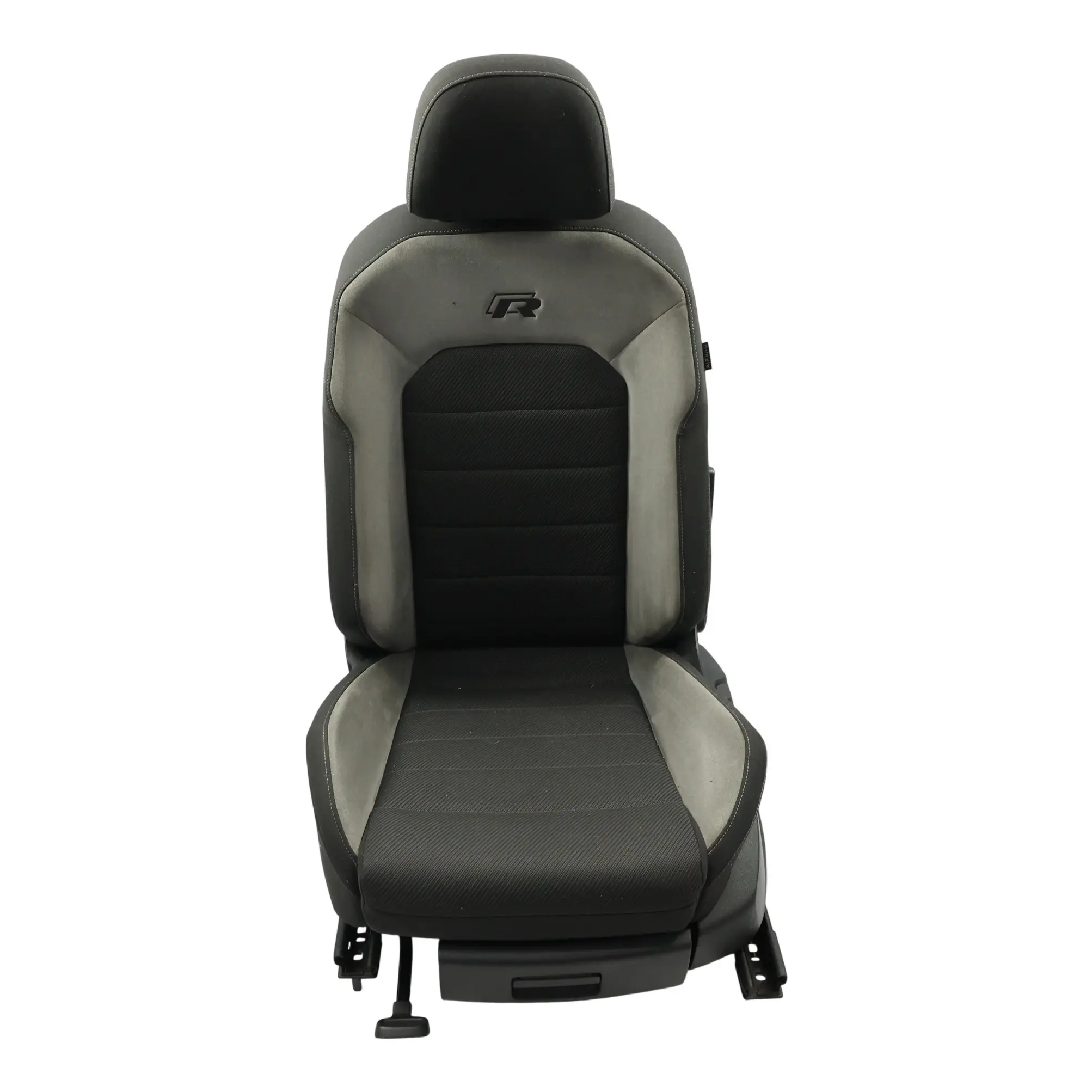 Volkswagen Golf Mk7 R-Line Siège Avant Gauche Alcantara Tissu Noir Gris