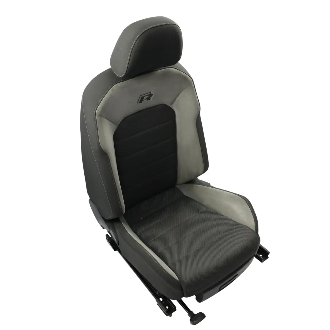 R-Line Asiento Delantero Izquierdo Alcantara Negro Gris para Volkswagen Golf Mk7 con número de pieza 5G4881805DK Volkswagen Golf Mk7 R-Line Asiento Delantero Izquierdo Alcantara Negro Gris - SKU 5G4881805DK - Número de pieza 5G4881805DK