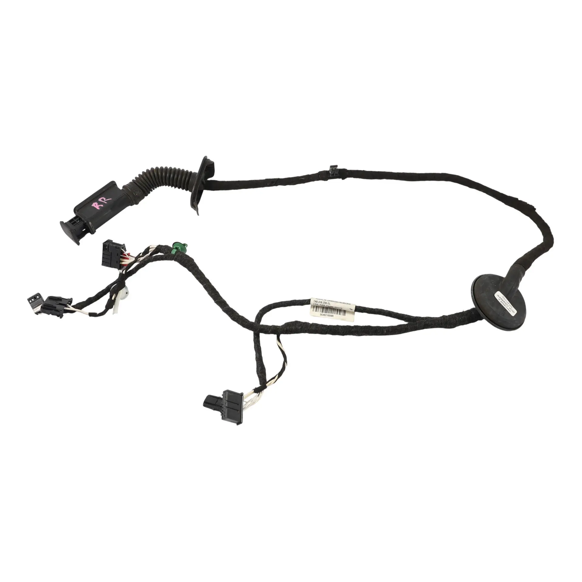 Volkswagen Golf Mk7 Cableado Arnés Puerta Trasera Derecha 5G4971694R