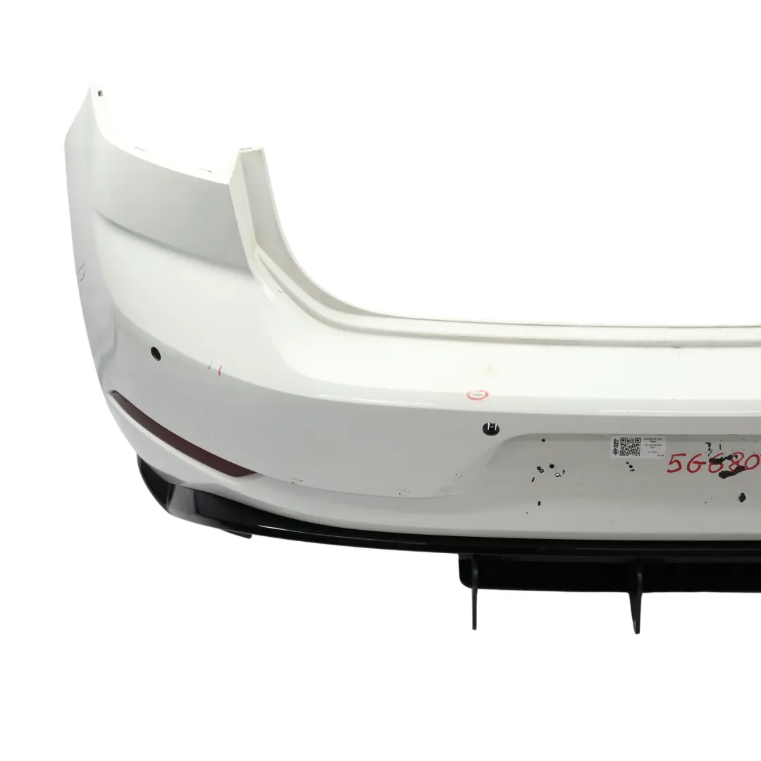 Bumper Rear R-Line Trim Panel Pure White - C9A to Volkswagen Golf Mk7 with Part number 5G6807417AS Volkswagen Golf Mk7 Bumper Rear R-Line Trim Panel Pure White - C9A - SKU 5G6807417AS-PWH - Part number 5G6807417AS