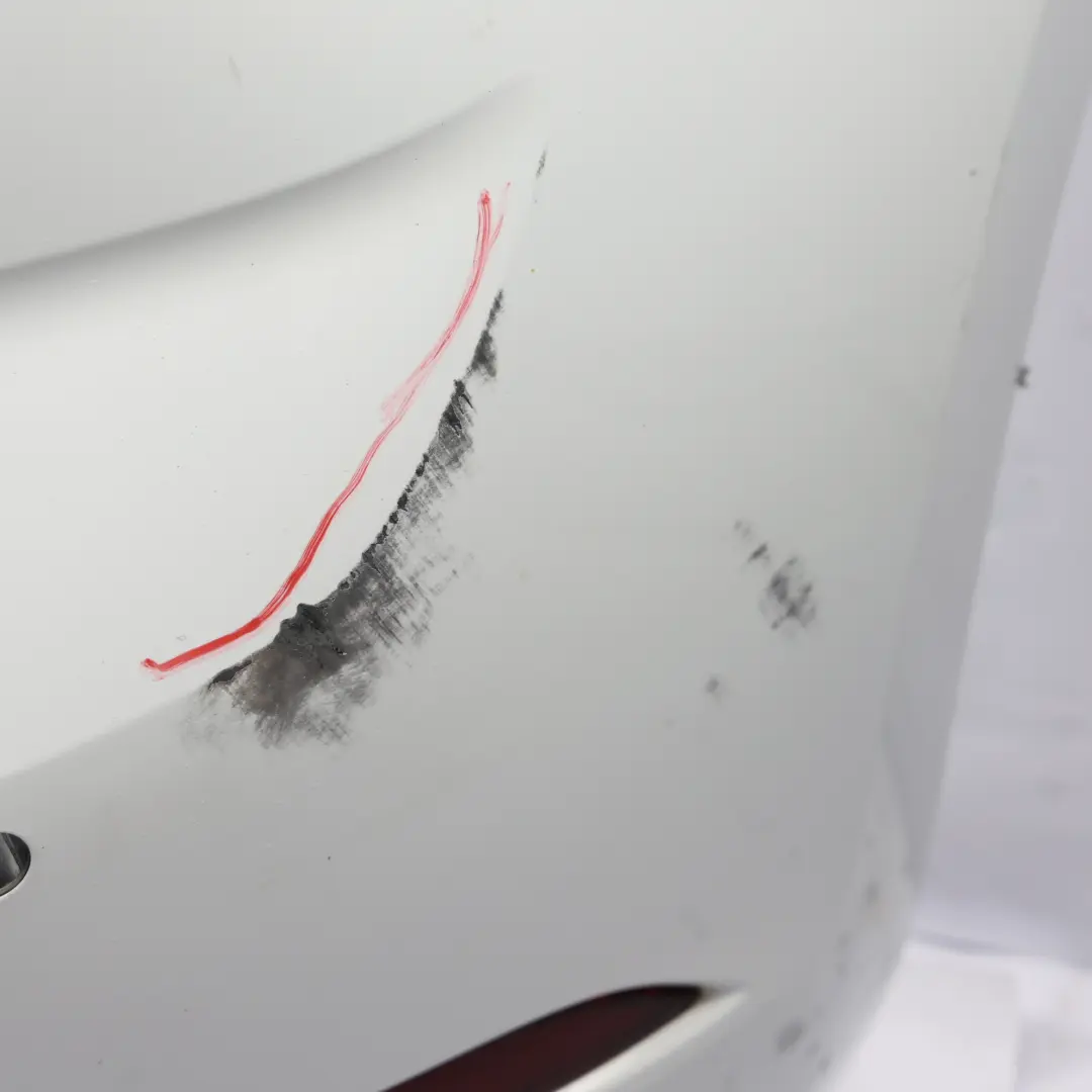 Volkswagen Golf Mk7 Bumper Rear R-Line Trim Panel Pure White - C9A - SKU 5G6807417AS-PWH - Part number 5G6807417AS