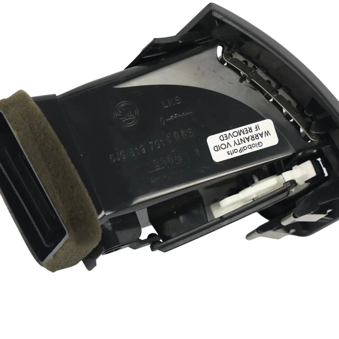 MK2 5J Luftausströmer Verkleidung Armaturenbrett Links für Skoda Fabia mit Teilenummer 5J0819701F Skoda Fabia MK2 5J Luftausströmer Verkleidung Armaturenbrett Links - SKU 5J0819701F - Teilenummer 5J0819701F