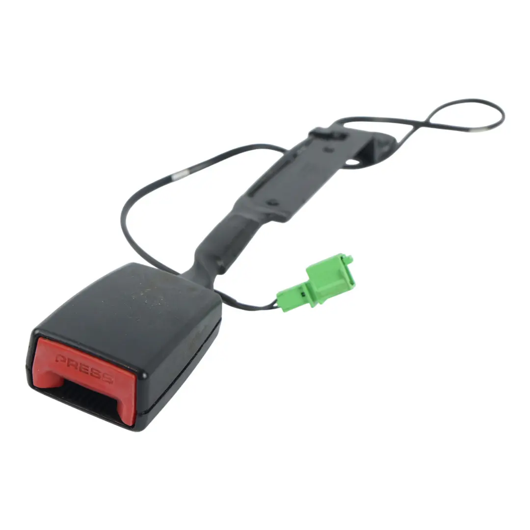 Skoda Fabia 5J Gurtschloss Clip Schwarz Fahrerseite Vorne - SKU 5J0858471E - Teilenummer 5J0858471E