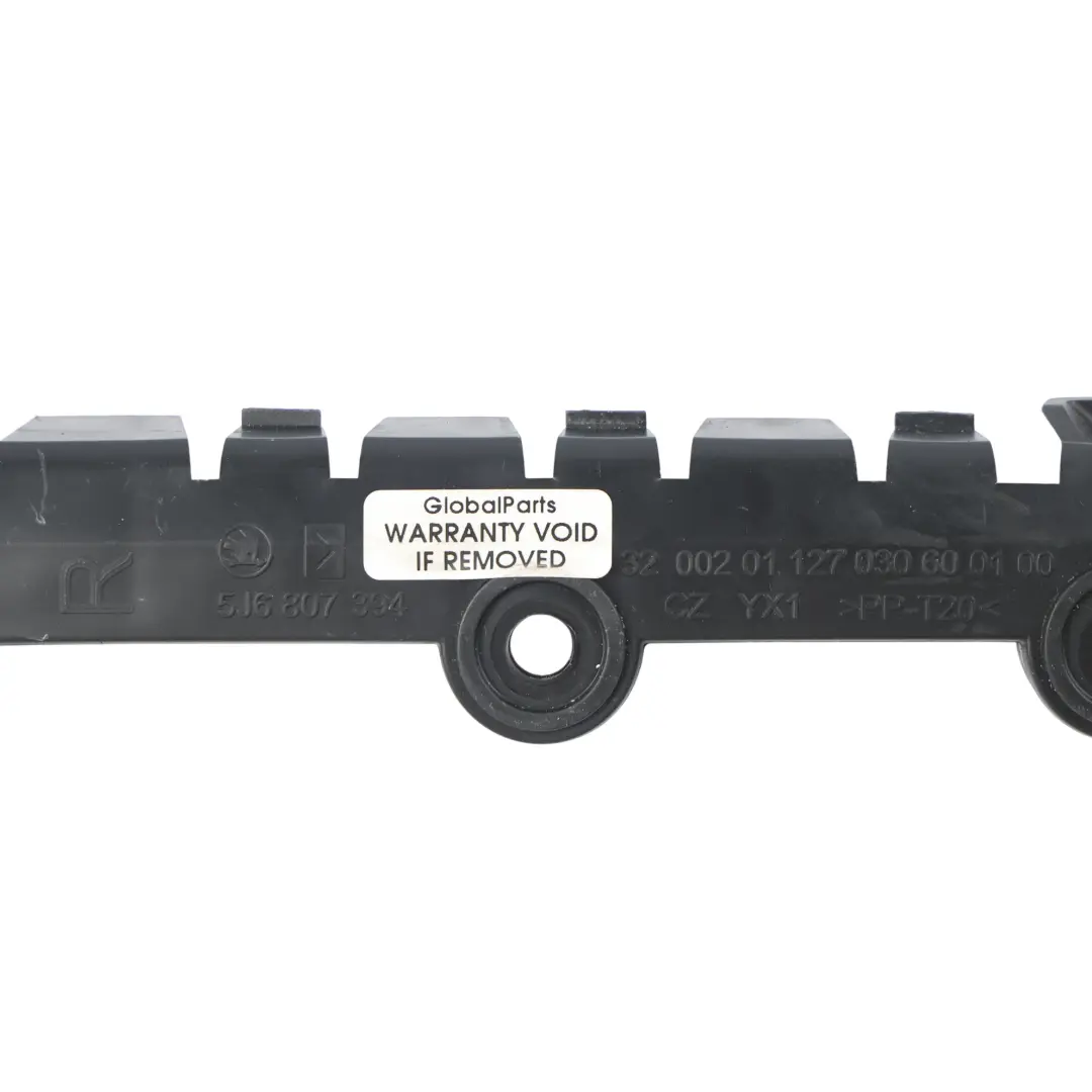Skoda Fabia Mk2 5J Rear Bumper Bracket Mount Holder Right O/S - SKU 5J6807394 - Part number 5J6807394