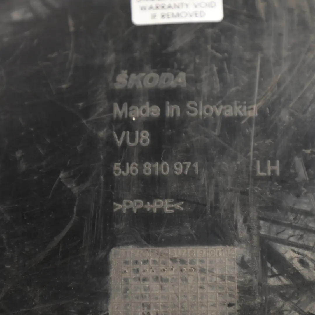 Mk2 Osłona Panel Nadkola Lewy Tylny do Skoda Fabia o numerze 5J6810971 Skoda Fabia Mk2 Osłona Panel Nadkola Lewy Tylny - SKU 5J6810971 - Numer Części 5J6810971