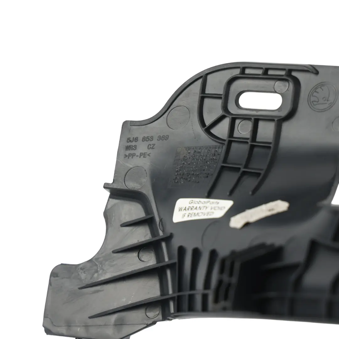 Skoda Fabia 5J Cache Montant Intérieur Seuil Onyx Arrière Gauche - SKU 5J6853369 - Numéro de pièce 5J6853369