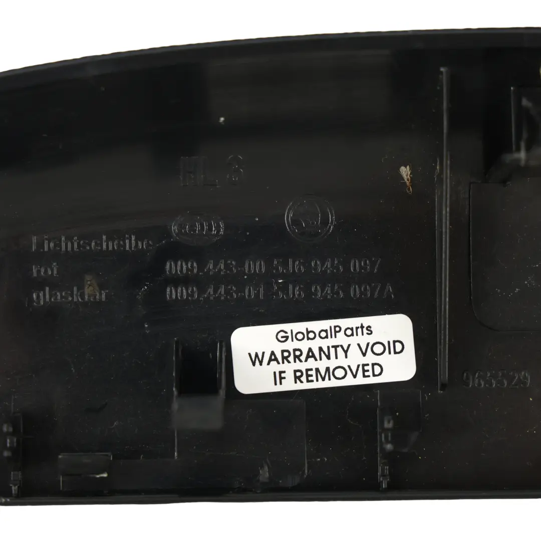 Skoda Fabia MK2 Panneau Cache Garniture Feu Stop Troisième Arrière - SKU 5J6945147 - Numéro de pièce 5J6945147