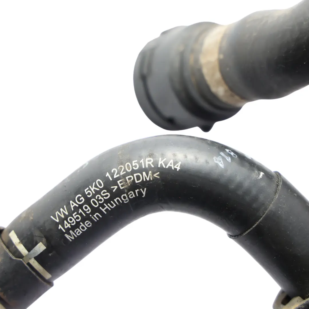 2K Kühlmittelschlauch Rohr Leitung 2.0 Diesel für Volkswagen Caddy Maxi mit Teilenummer 5K0122051R Volkswagen Caddy Maxi 2K Kühlmittelschlauch Rohr Leitung 2.0 Diesel - SKU 5K0122051R - Teilenummer 5K0122051R