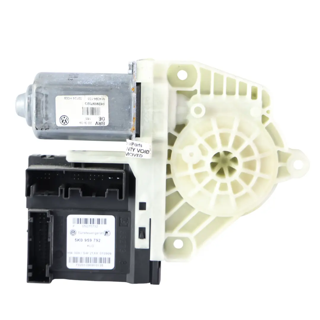 Volkswagen Golf Mk6 Front Window Regulator Lifer Motor Left N/S - SKU RHD-5K0959702D - Part number 5K0959702D