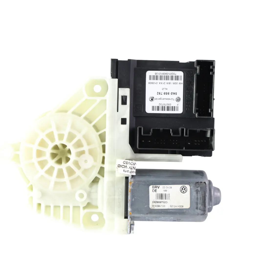 Mk6 Front Window Regulator Lifer Motor Left N/S to Volkswagen Golf with Part number 5K0959702D Volkswagen Golf Mk6 Front Window Regulator Lifer Motor Left N/S - SKU RHD-5K0959702D - Part number 5K0959702D