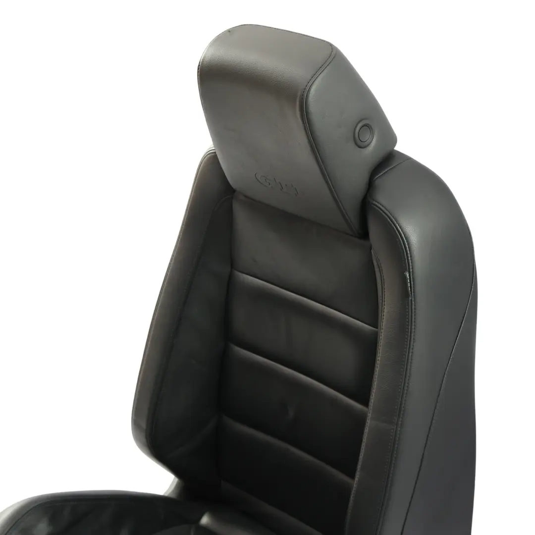Volkswagen Golf R Mk6 Asiento Delantero Izquierdo Calefactable Cuero Negro - SKU 5K4881805CE-2 - Número de pieza 5K4881805CE