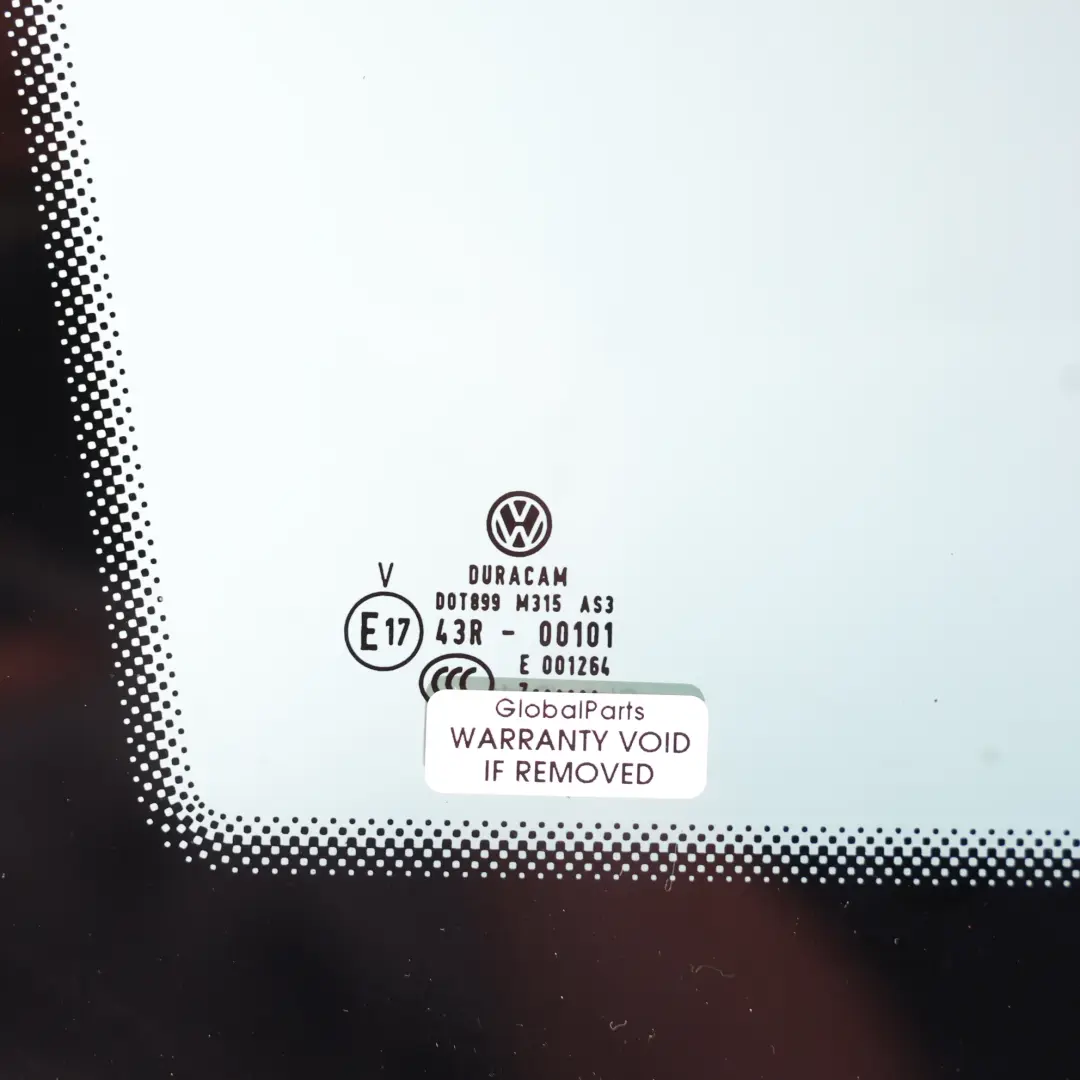 Volkswagen Tiguan MK2 Ventana Fija Trasera Cristal Izquierda AS3 - SKU 5NA845041P - Número de pieza 5NA845041P
