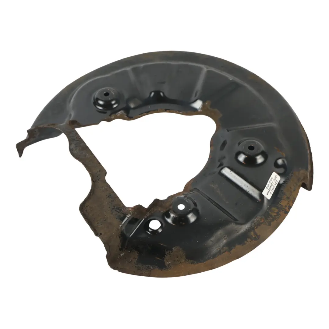 VW Volkswagen Golf R 5G Brake Disc Cover Plate Rear Right O/S - SKU 5Q0615612Q - Part number 5Q0615612Q