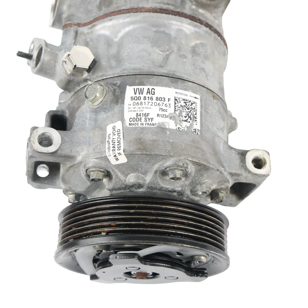 VW Scirocco Mk3 Skoda Octavia Mk3 Air Con A/C Compressor Pump - SKU 5Q0816803F - Part number 5Q0816803F