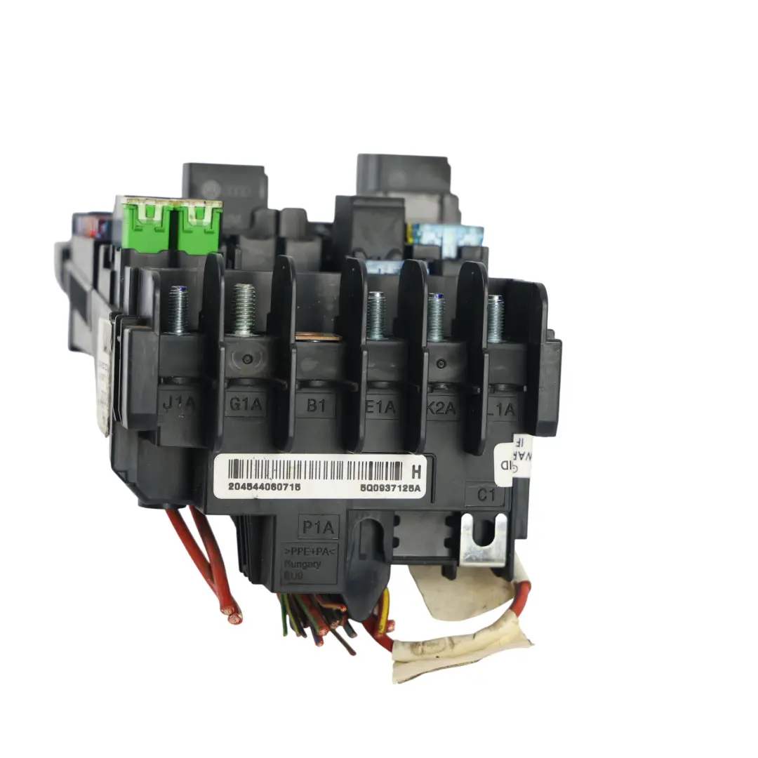 Audi TT 8J A3 8V VW Golf Mk7 Scatola Fusibili Relè Vano Motore - SKU 5Q0937125A-1 - Numero di parte 5Q0937125A