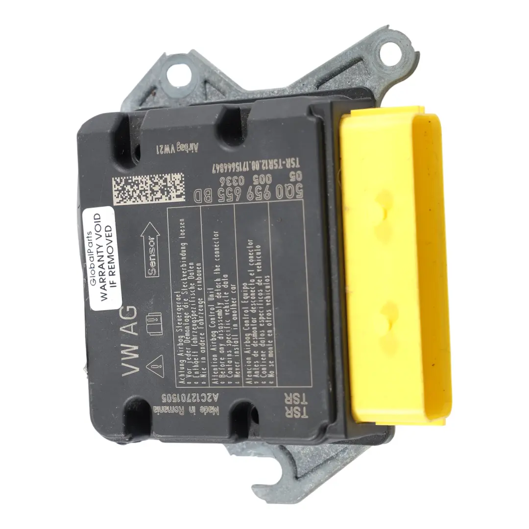 Audi A3 8V Air Module Control Sensor SRS System ECU Unit - SKU 5Q0959655BD - Part number 5Q0959655BD