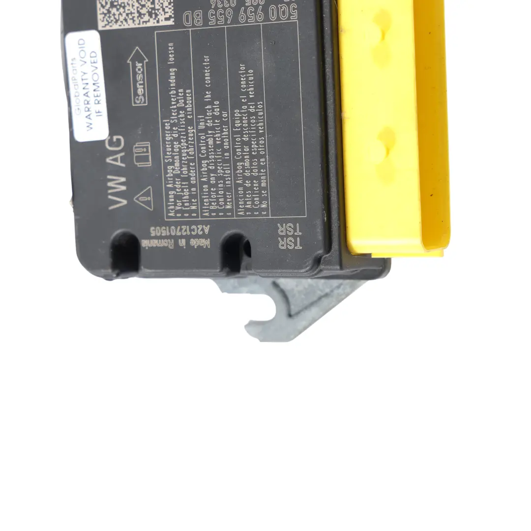 Audi A3 8V Airbag Modul Steuergerät SRS System ECU Einheit - SKU 5Q0959655BD - Teilenummer 5Q0959655BD