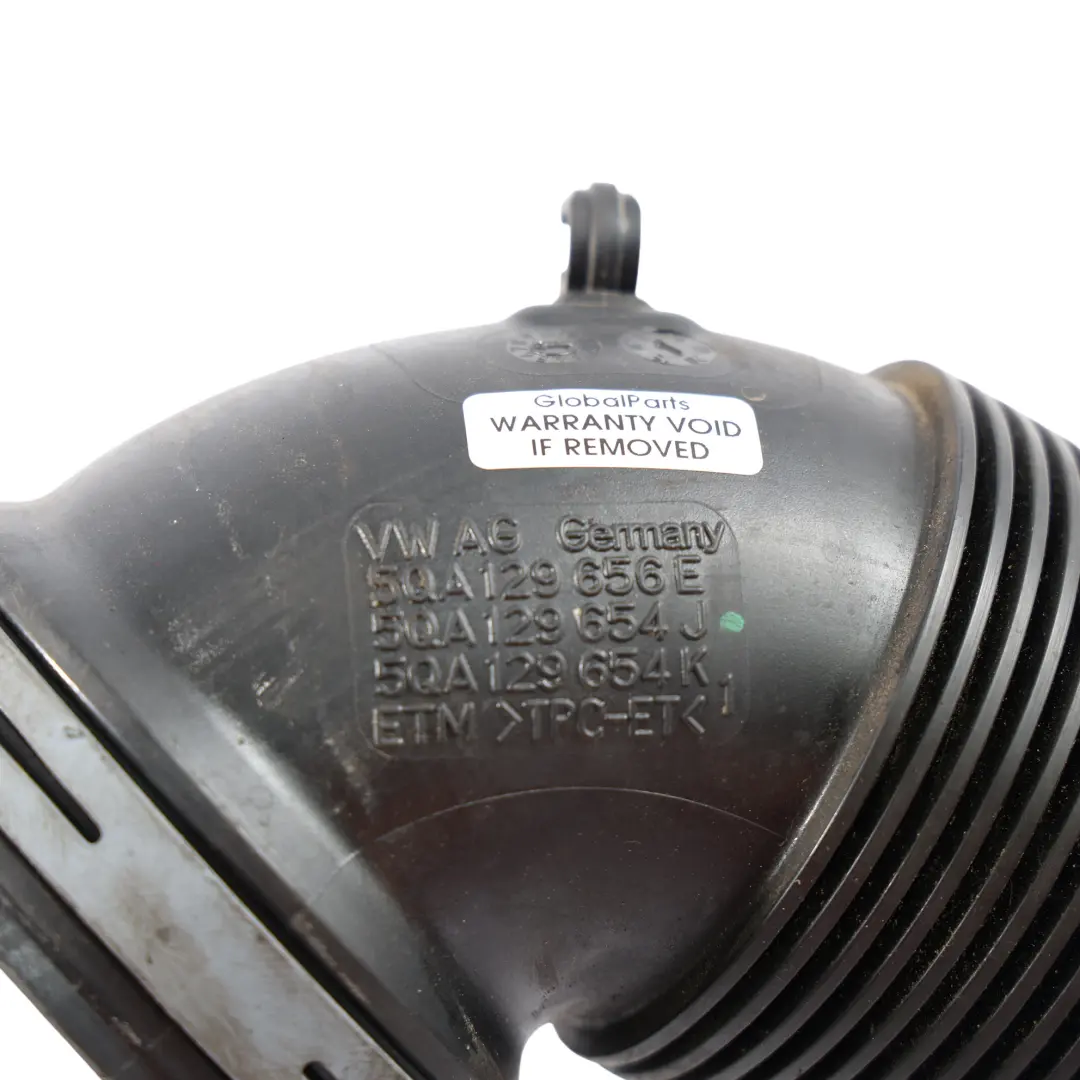 Volkswagen Tiguan 5N Manguera Aire Colector Admisión Filtro - SKU 5QA129654J - Número de pieza 5QA129654J