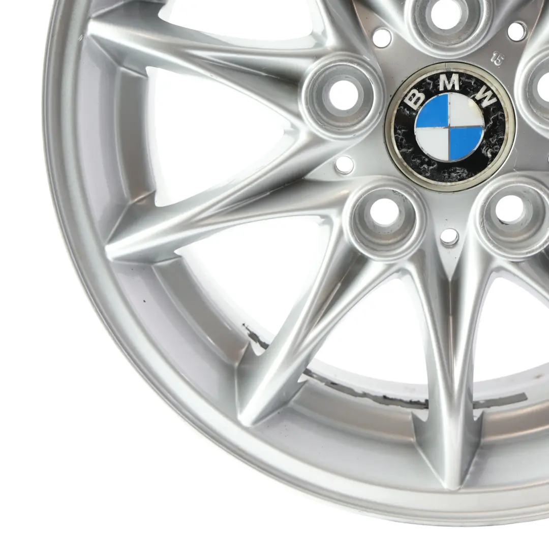 BMW Z4 E85 Srebrna Felga Aluminiowa 16" ET:47 7J Styling 104 - SKU 6758189-1 - Numer Części 6758189