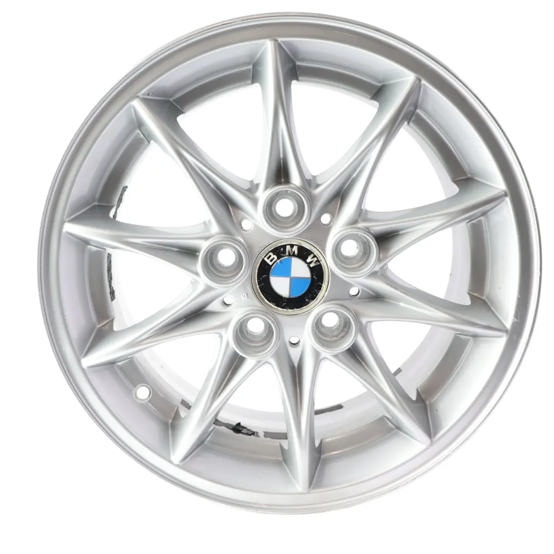 Alloy Wheel Rim 16" Star Spoke 104 ET:47 7J to BMW Z4 E85 with Part number 6758189 BMW Z4 E85 Alloy Wheel Rim 16" Star Spoke 104 ET:47 7J - SKU 6758189-2 - Part number 6758189
