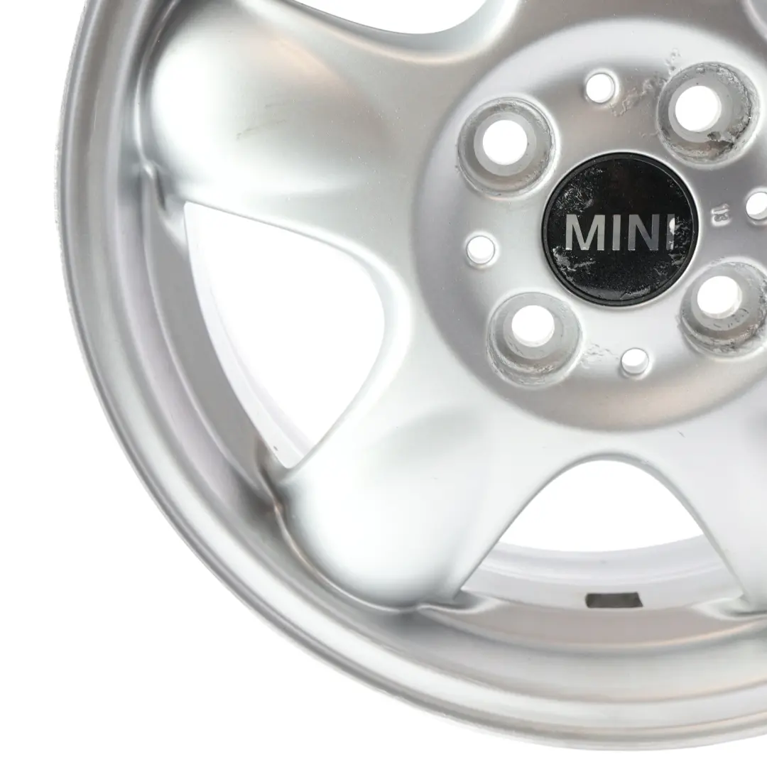 Mini One R50 R55 R56 Jante Alliage Argent 15" 5,5J 5-Start Spooler 100 - SKU 6768498-2 - Numéro de pièce 6768498