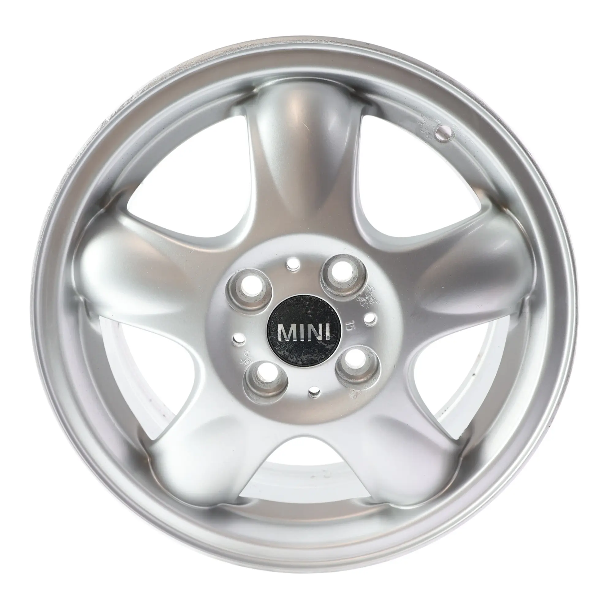 Mini Cooper One R50 R56 Silver Wheel Alloy Rim 15" 5-Start Spooler 100