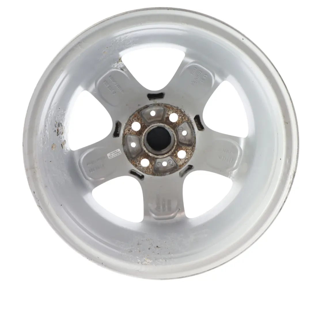 Mini R50 R56 Felga Aluminiowa Srebrna 15" 5,5J ET:45 5-Start Spooler 100 - SKU 6768498-7 - Numer Części 6768498