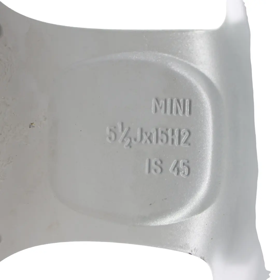 Mini Cooper R50 R56 Argento Cerchio in lega 15" 5,5J ET:45 5-Start Spooler 100 - SKU 6768498-7 - Numero di parte 6768498