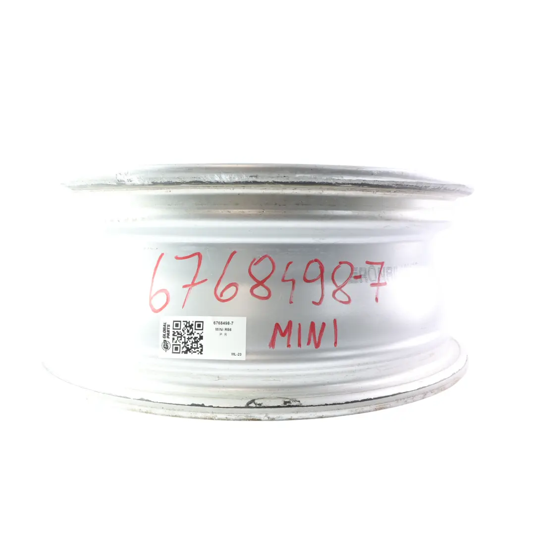 Mini R50 R56 Silberne Leicht metall felge 15" 5,5J ET:45 5-Start Spooler 100 - SKU 6768498-7 - Teilenummer 6768498