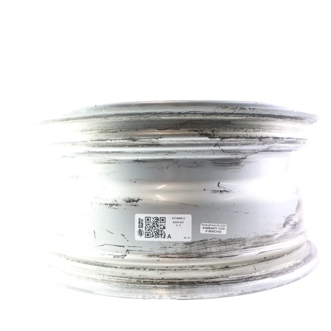 Alloy Wheel Rim 16" V-spoke 229 ET:44 7J to BMW E81 E82 E87 E88 with Part number 6774684 BMW E81 E82 E87 E88 Alloy Wheel Rim 16" V-spoke 229 ET:44 7J - SKU 6774684-2 - Part number 6774684