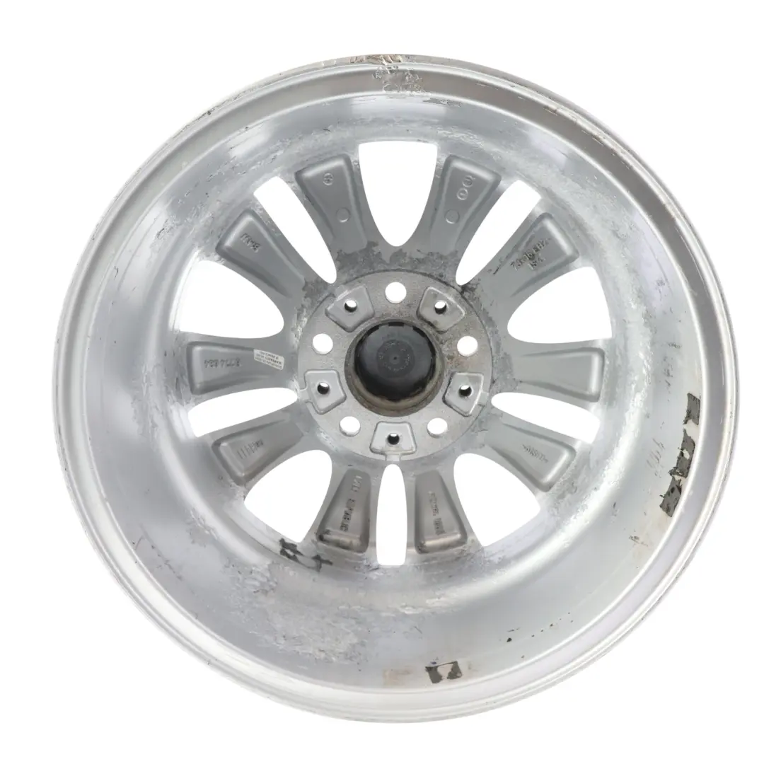 Alloy Wheel Rim 16" V-spoke 229 ET:44 7J to BMW E81 E82 E87 E88 with Part number 6774684 BMW E81 E82 E87 E88 Alloy Wheel Rim 16" V-spoke 229 ET:44 7J - SKU 6774684-2 - Part number 6774684