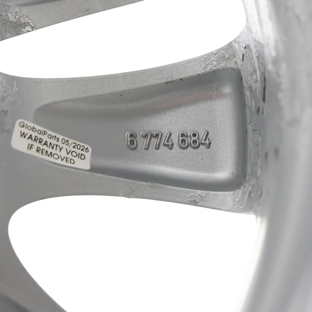 BMW E81 E82 E87 E88 Alloy Wheel Rim 16" V-spoke 229 ET:44 7J - SKU 6774684-2 - Part number 6774684