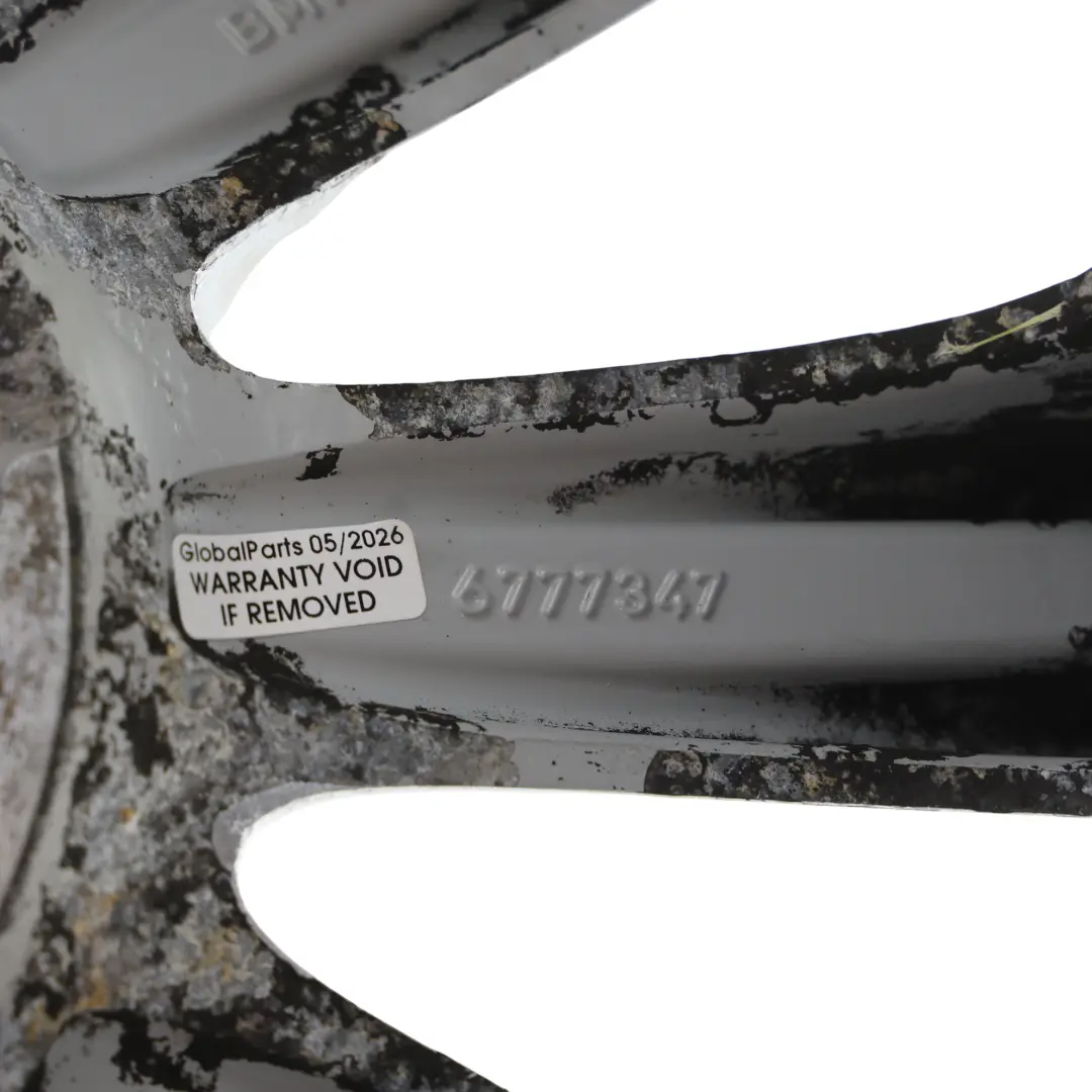 BMW E60 E61 Silver Alloy Wheel Rim 17" Radial Spoke 244 7,5J ET:20 - SKU 6777347-1 - Part number 6777347