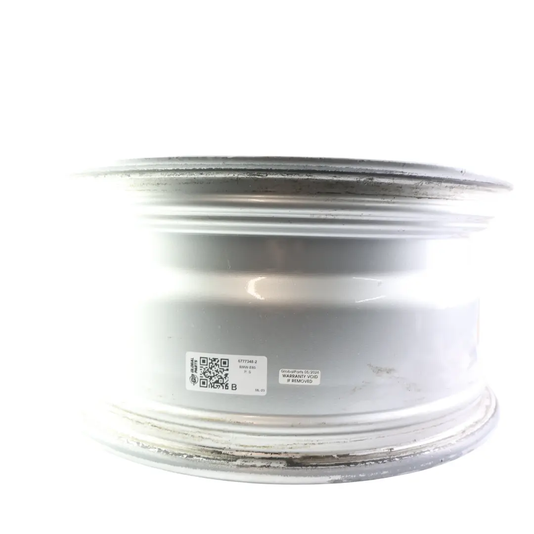 BMW E60 E61 Wheel Rim Alloy Silver 17" 8J ET:20 V-Spoke 245 - SKU 6777348-2 - Part number 6777348