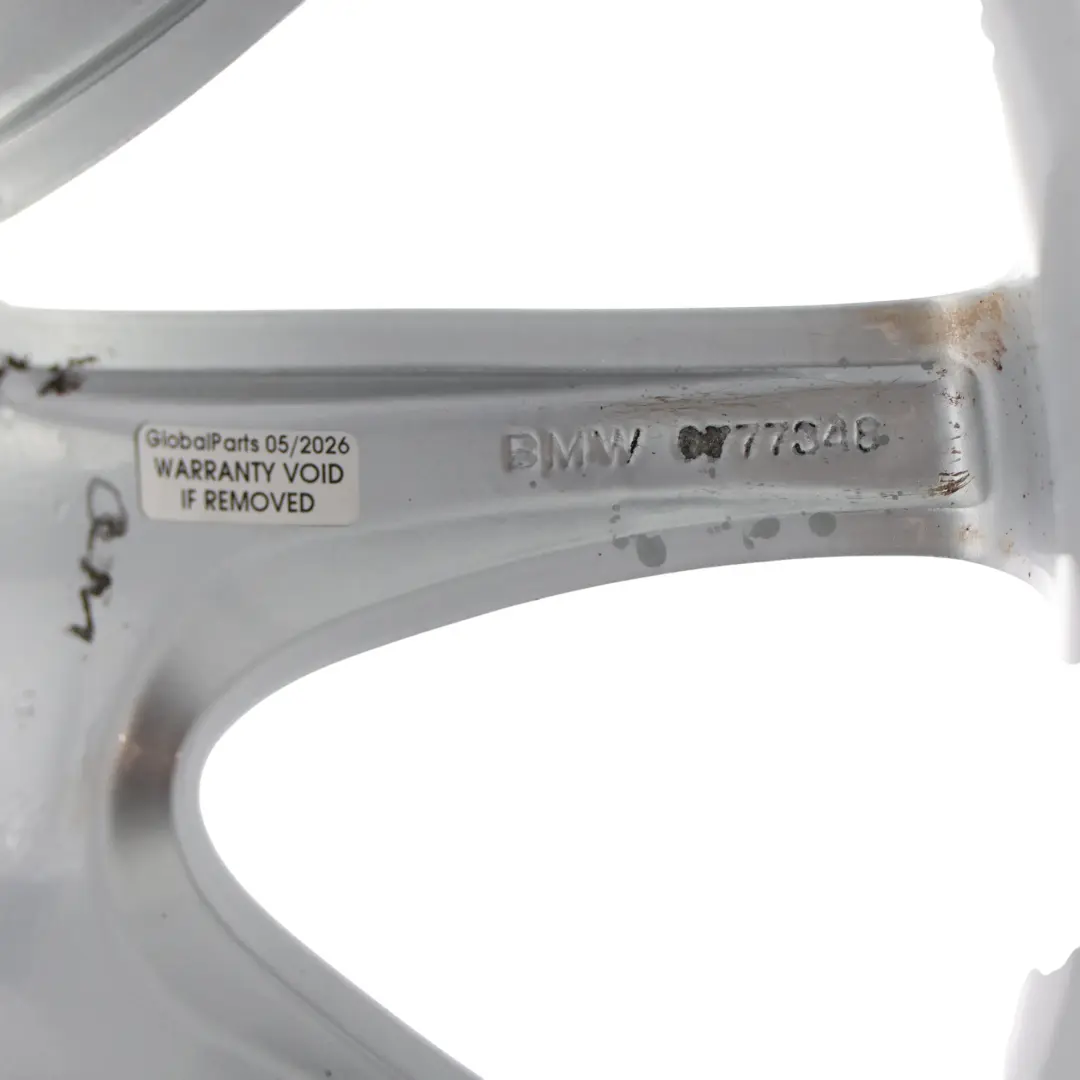 Jante En Alliage Argent 17" 8J ET:20 À Rayons En V 245 pour BMW E60 E61 à propos du numéro de pièce 6777348 BMW E60 E61 Jante En Alliage Argent 17" 8J ET:20 À Rayons En V 245 - SKU 6777348-2 - Numéro de pièce 6777348
