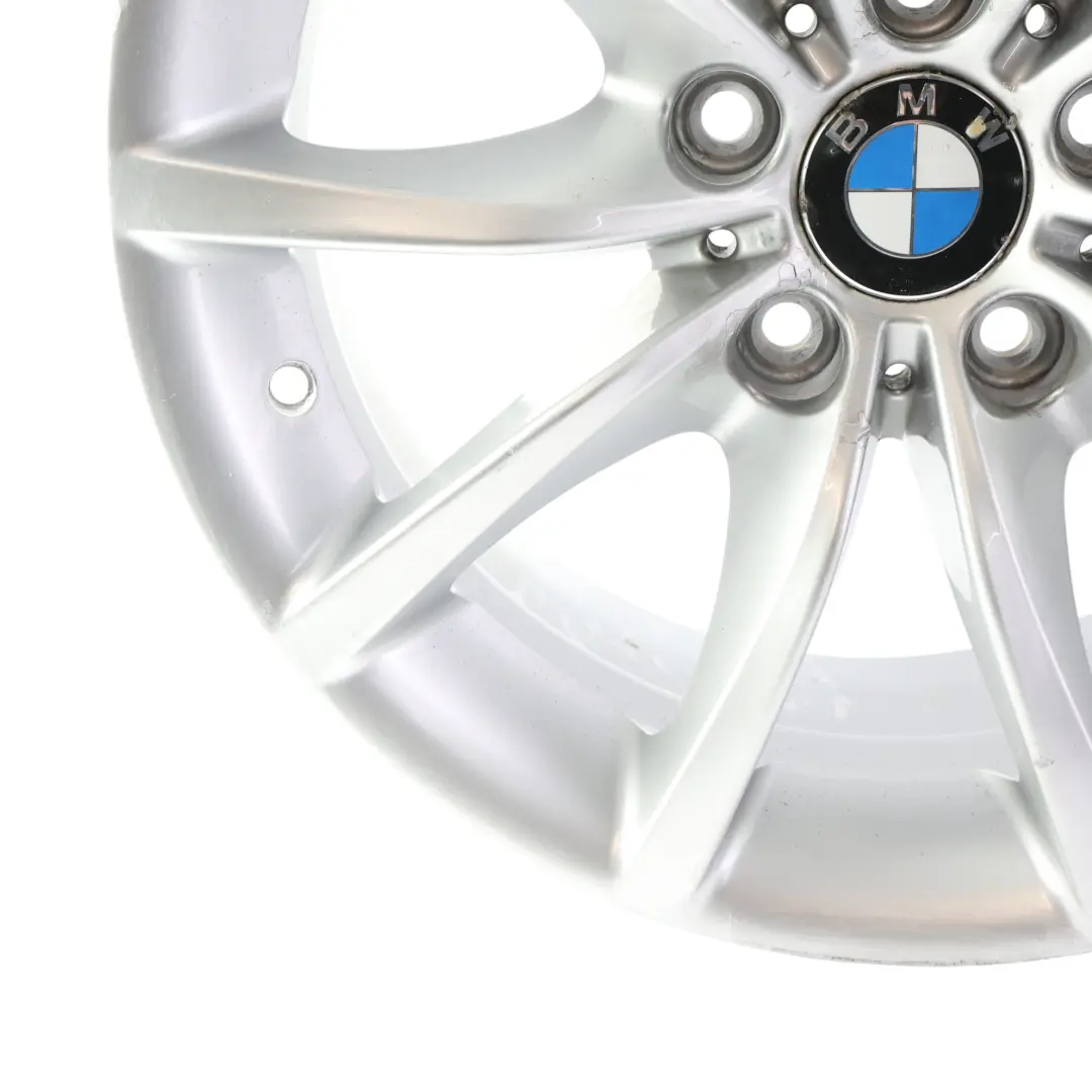 Rim Alloy Silver 17" 8J ET:20 V-Spoke 245 to BMW E60 E61 Wheel with Part number 6777348 BMW E60 E61 Wheel Rim Alloy Silver 17" 8J ET:20 V-Spoke 245 - SKU 6777348-2 - Part number 6777348
