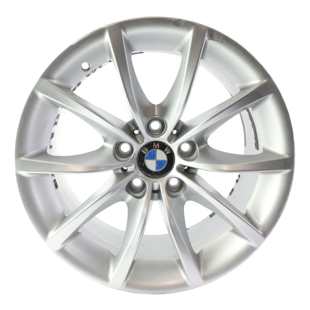 Rim Alloy Silver 17" 8J ET:20 V-Spoke 245 to BMW E60 E61 Wheel with Part number 6777348 BMW E60 E61 Wheel Rim Alloy Silver 17" 8J ET:20 V-Spoke 245 - SKU 6777348-3 - Part number 6777348