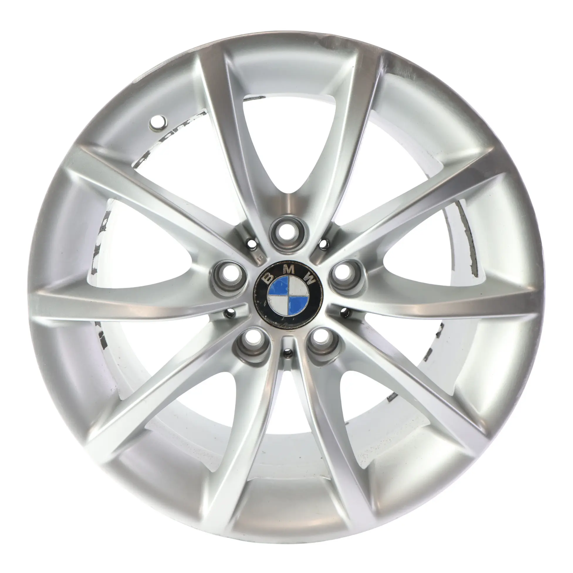 BMW E60 E61 Wheel Rim Alloy Silver 17" 8J ET:20 V-Spoke 245 6777348