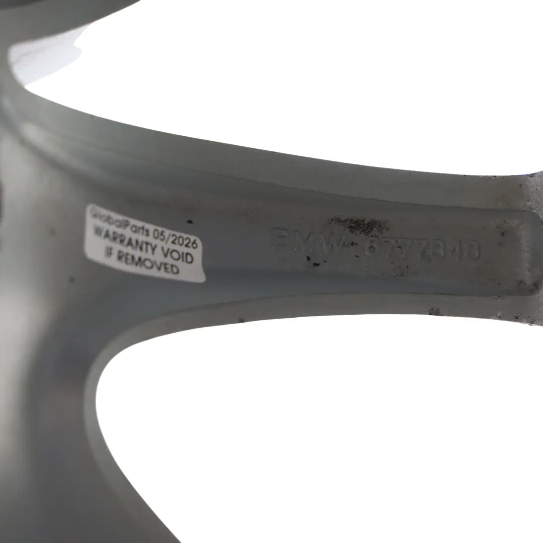 BMW E60 E61 Wheel Rim Alloy Silver 17" 8J ET:20 V-Spoke 245 - SKU 6777348-3 - Part number 6777348