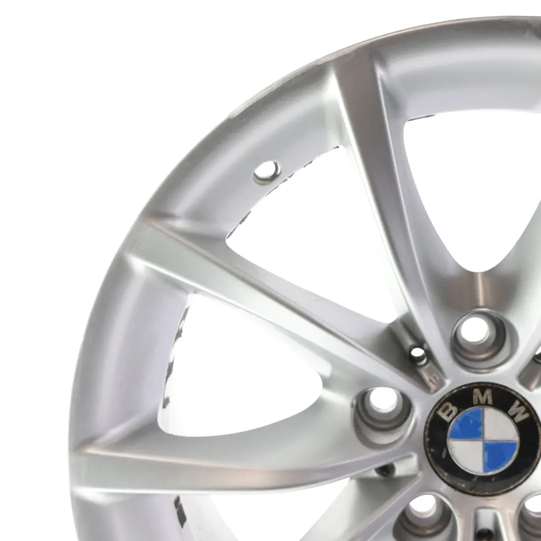 BMW E60 E61 Wheel Rim Alloy Silver 17" 8J ET:20 V-Spoke 245 - SKU 6777348-3 - Part number 6777348