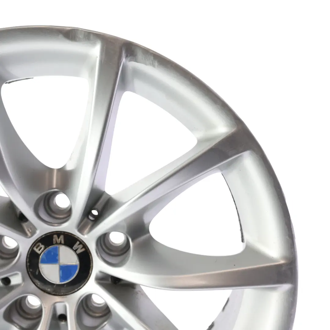 Rim Alloy Silver 17" 8J ET:20 V-Spoke 245 to BMW E60 E61 Wheel with Part number 6777348 BMW E60 E61 Wheel Rim Alloy Silver 17" 8J ET:20 V-Spoke 245 - SKU 6777348-3 - Part number 6777348
