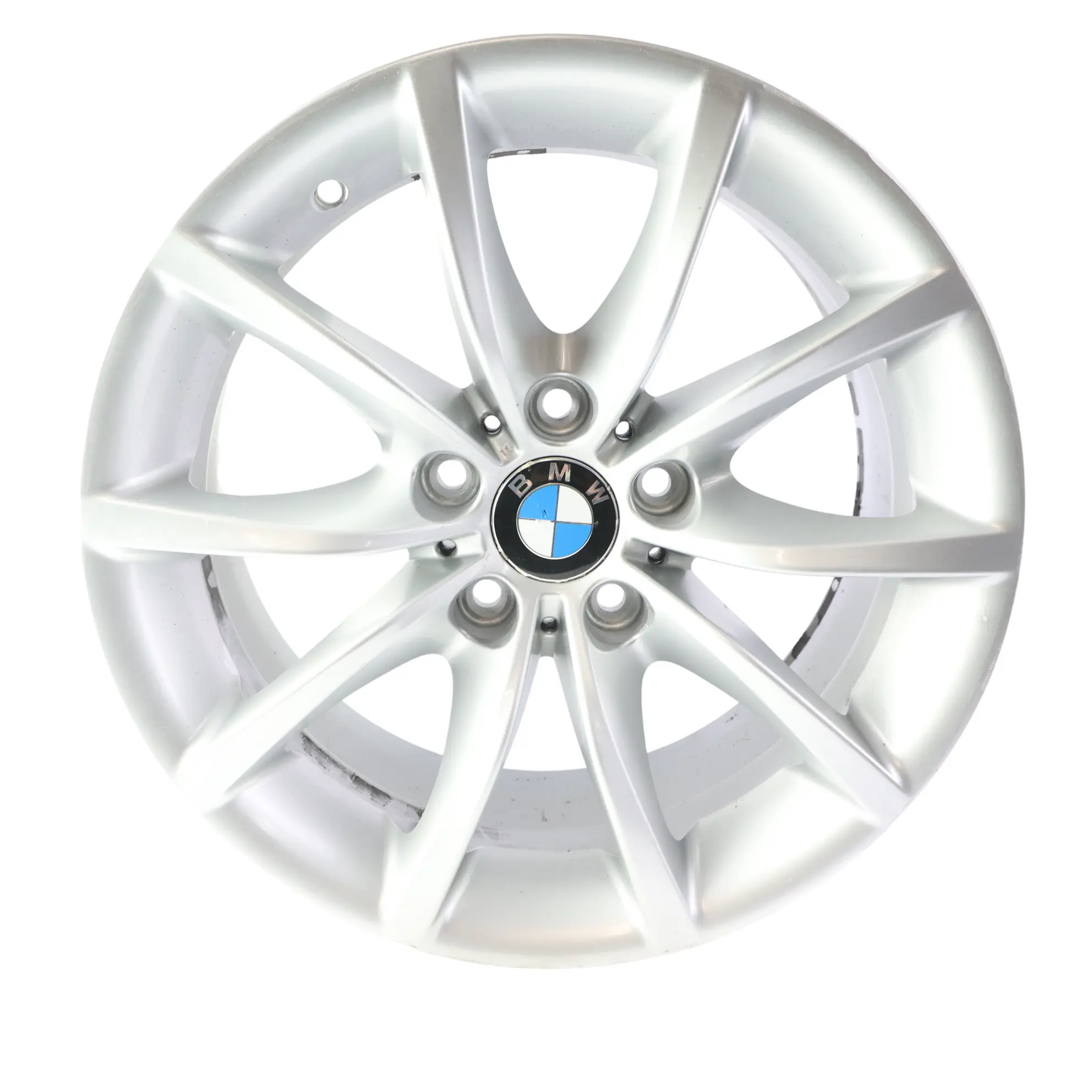 BMW E60 E61 Wheel Rim Alloy Silver 17" 8J ET:20 V-Spoke 245 6777348