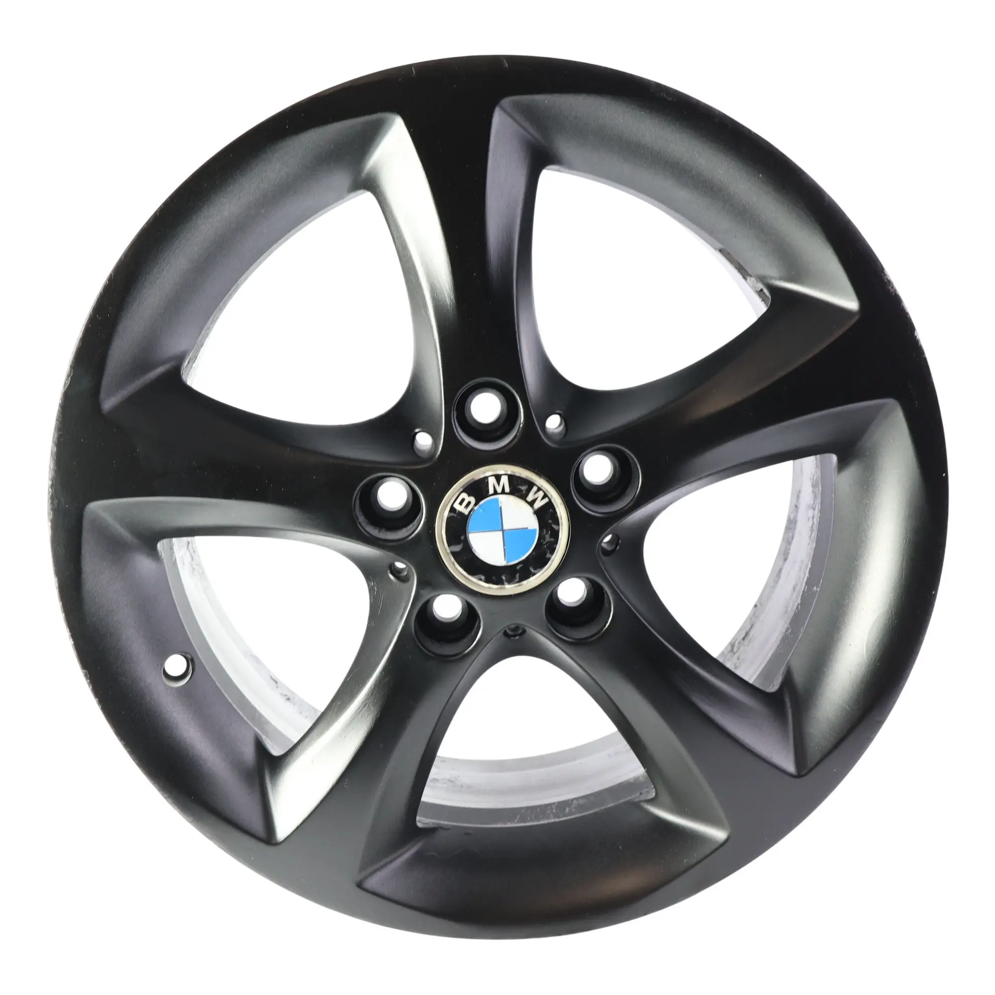 BMW E81 E87 Noir Jantes Alu Alliage Rayons en etoile 256 ET:47 7J 6778219