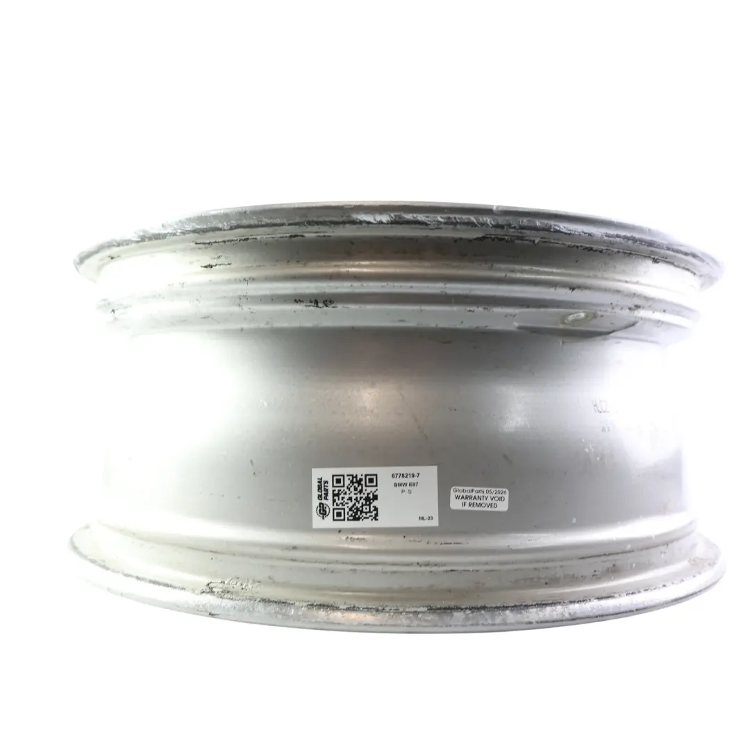 Silberne Leicht Metall Felge 17" ET:47 7J für BMW E81 E82 E87 mit Teilenummer 6778219 BMW E81 E82 E87 Silberne Leicht Metall Felge 17" ET:47 7J - SKU 6778219-7 - Teilenummer 6778219