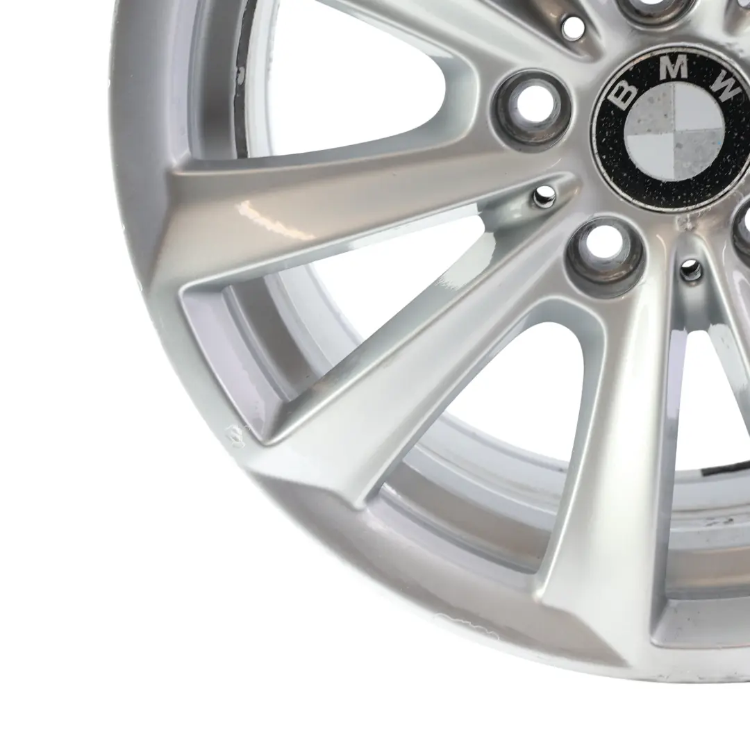 BMW F10 F11 F12 Silberne Leicht Metall Felge 17" V-Speiche 236 8J ET:30 - SKU 6780720-3 - Teilenummer 6780720