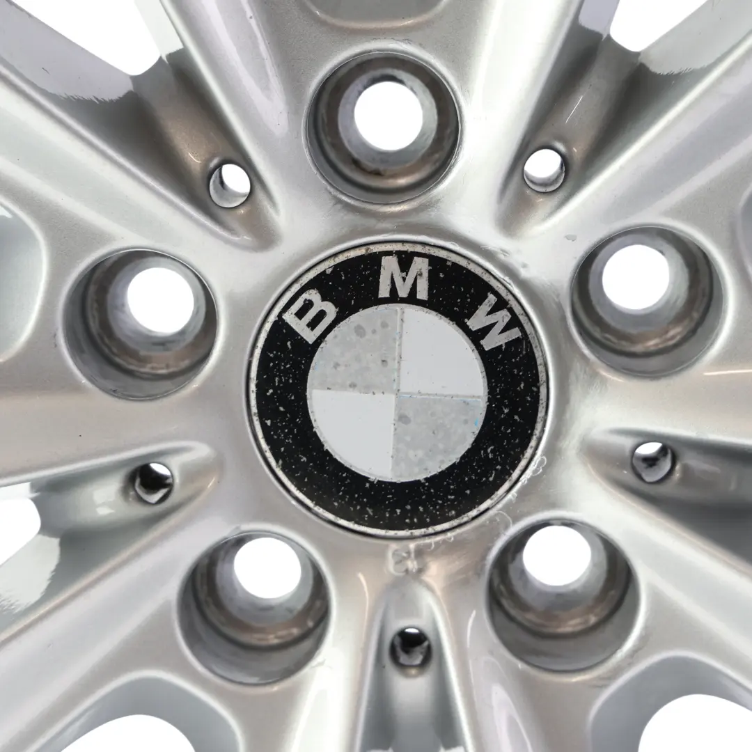 BMW F10 F11 F12 Silberne Leicht Metall Felge 17" V-Speiche 236 8J ET:30 - SKU 6780720-3 - Teilenummer 6780720
