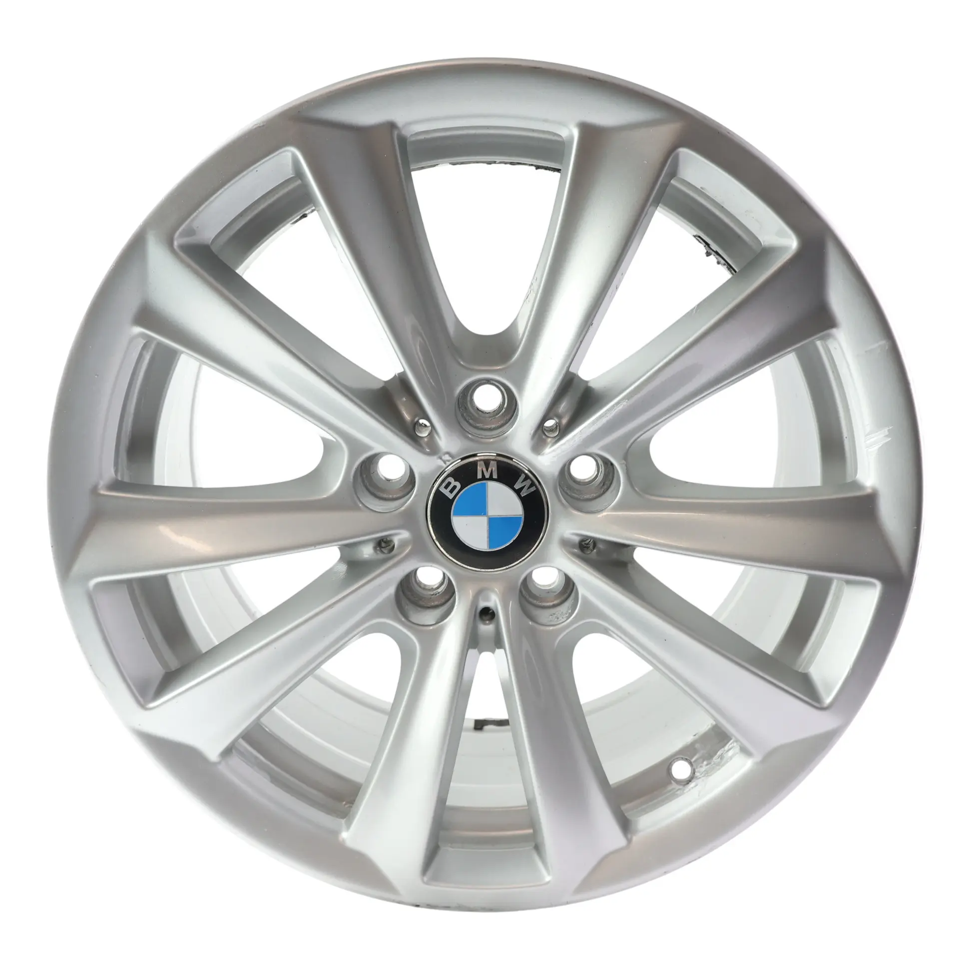 BMW F10 F11 F12 Silver Alloy Wheel Rim 17" V Spoke 236 8J ET:30 6780720