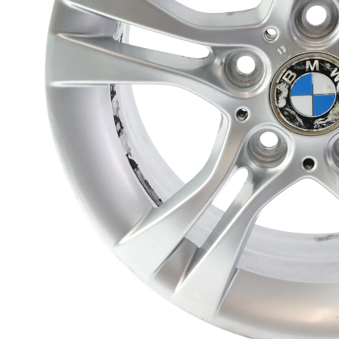 BMW E90 E91 Silver Alloy Wheel Rim 16" Double Spoke 268 7J ET:31 - SKU 6780907-3 - Part number 6780907