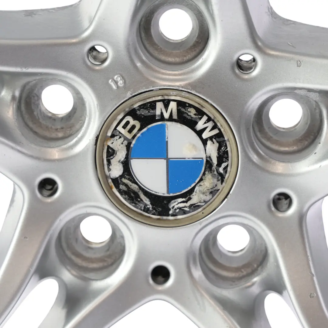 Alloy Wheel Rim 16" Double Spoke 268 7J ET:31 to BMW E90 E91 Silver with Part number 6780907 BMW E90 E91 Silver Alloy Wheel Rim 16" Double Spoke 268 7J ET:31 - SKU 6780907-3 - Part number 6780907